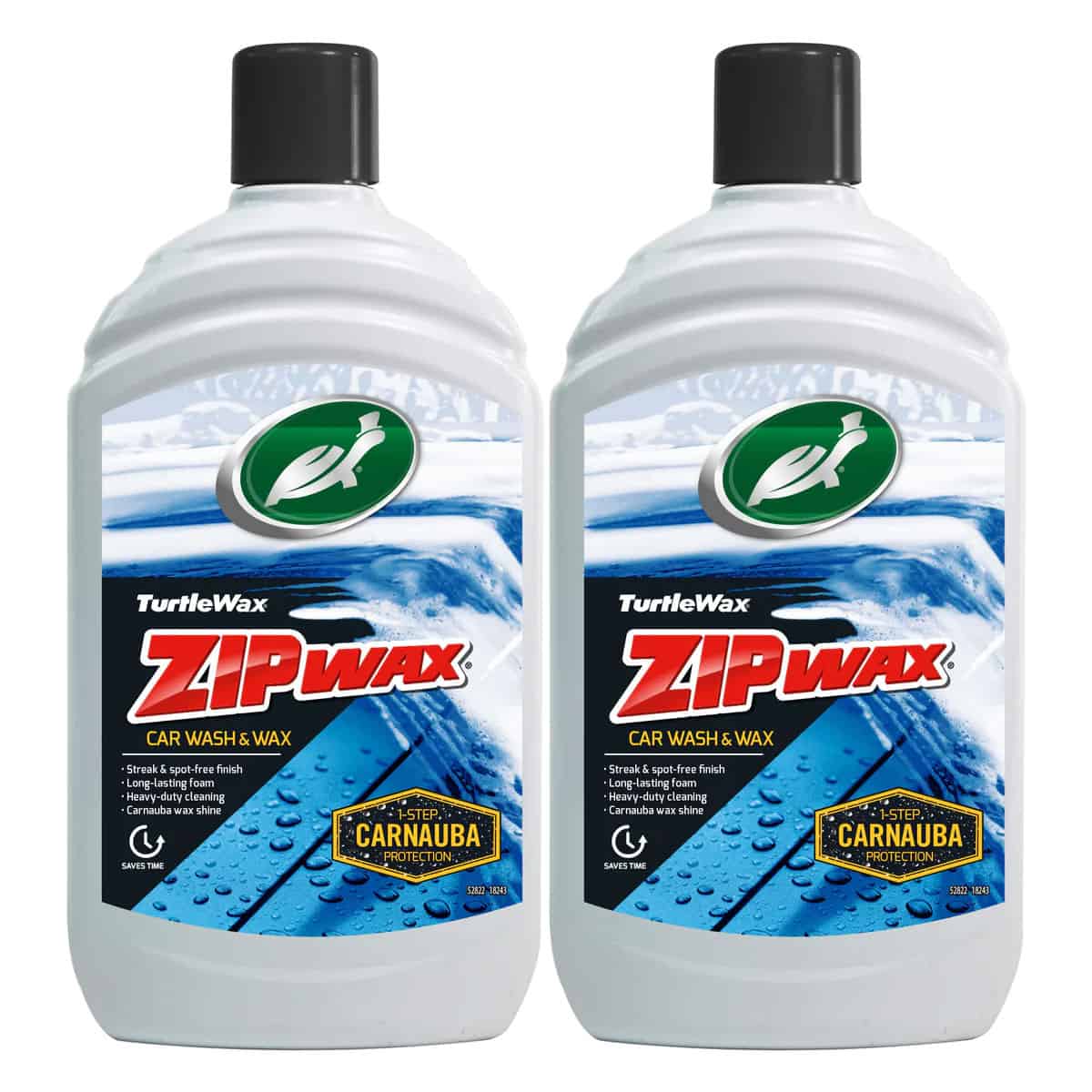 2 X Turtle Wax Zip Super Concentrated Wash Shampoo & Wax - 2x500ml – The Motohut