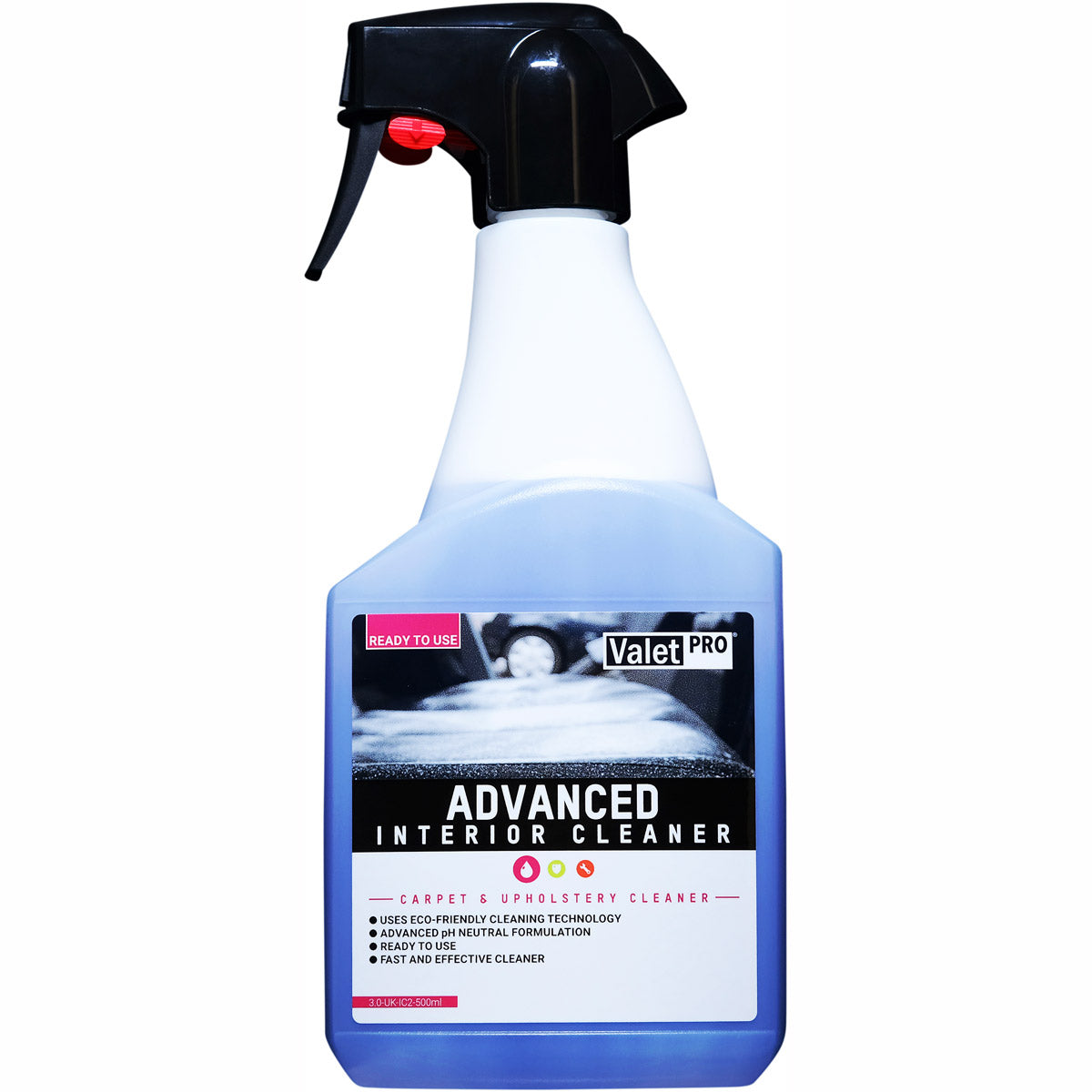 ValetPRO Carpet & Upholstery Advanced Cleaner - 500ml Spray Ready-to-Use