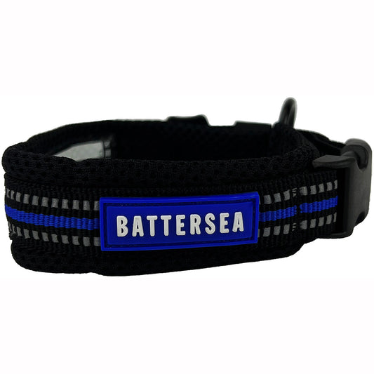 The Battersea Reflective Dog Collar: Let your furry friend shine with the eye-catching Battersea Reflective Dog Collar