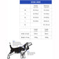 The Battersea Reflective Dog Collar: Let your furry friend shine with the eye-catching Battersea Reflective Dog Collar - size chart