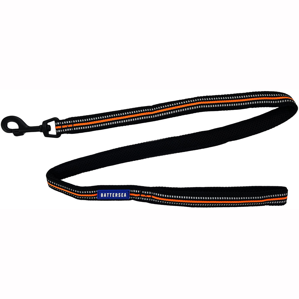 The 110cms Battersea Reflective Dog Lead: Treat your four-legged friend to the Battersea Reflective Lead 110cms Orange