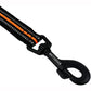 The 200cms Battersea Reflective Dog Lead: Make late-night walks with your pet a safe & enjoyable experience Orange Carabiner