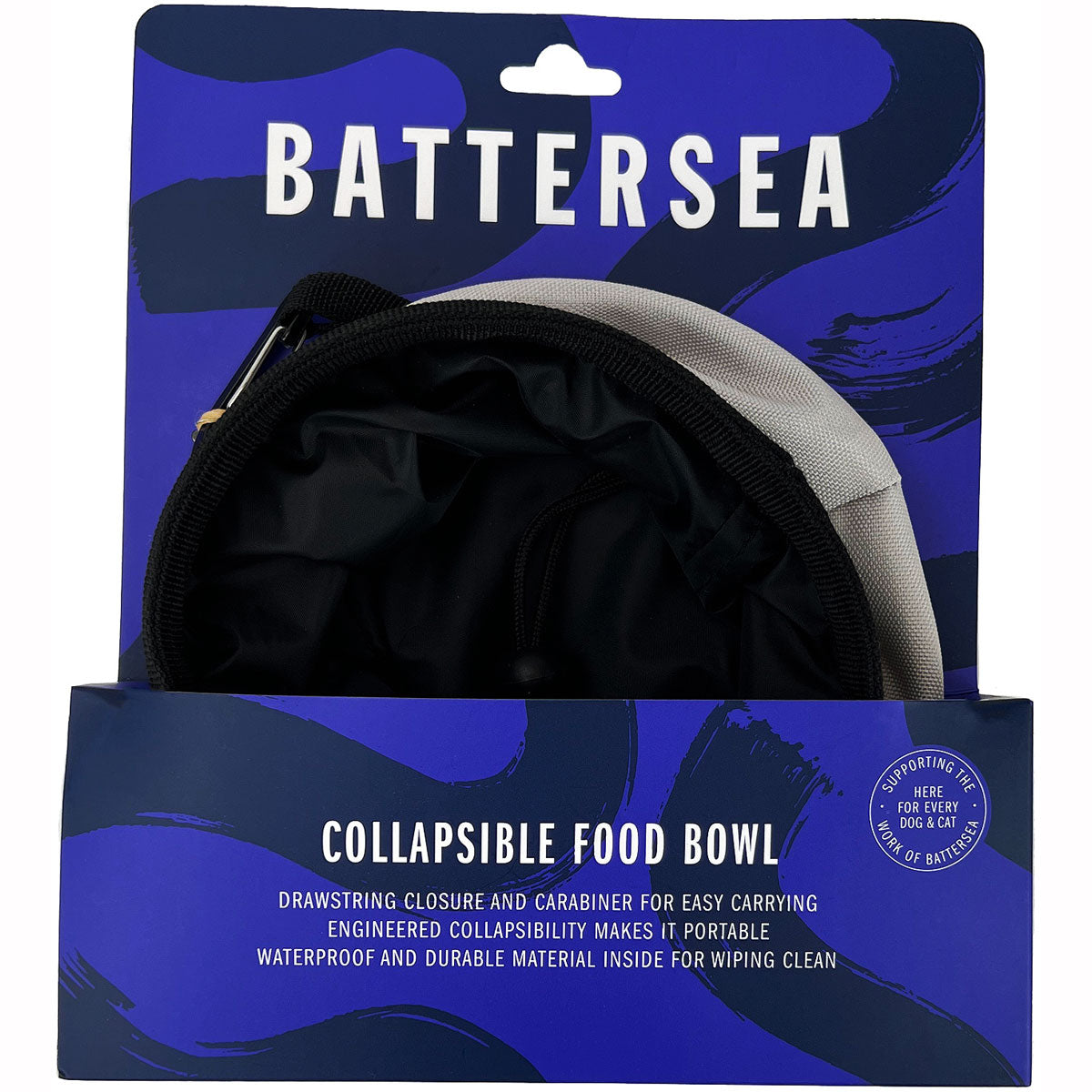 The Battersea Collapsible Pet Food Bowl: Fun mealtime for your furry friends wherever you are - Packaging