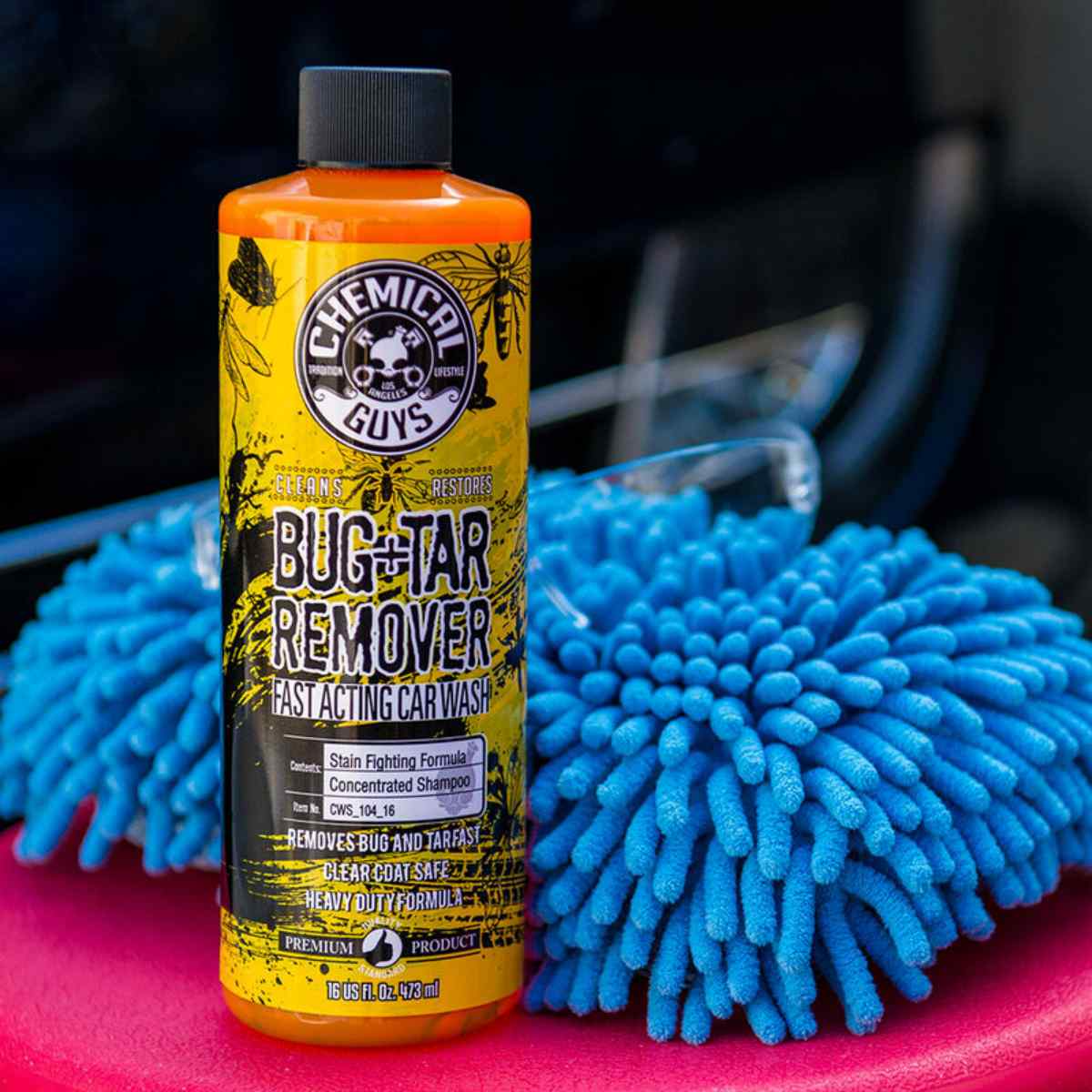 Chemical Guys Bug and Tar Heavy Duty Car Wash Shampoo - 16oz bottle