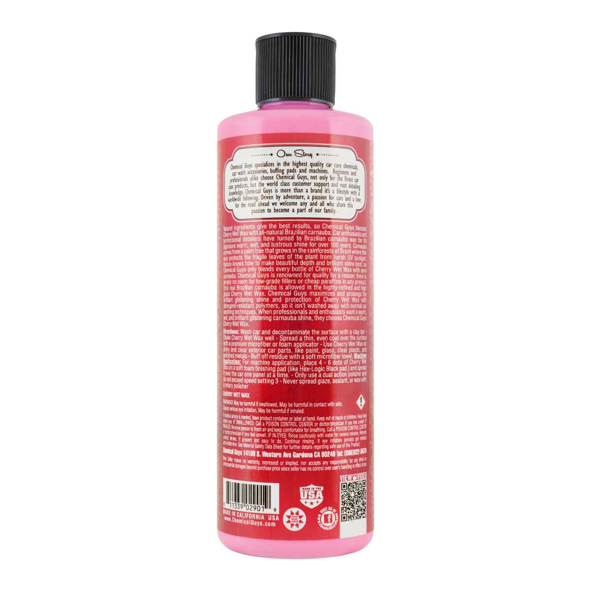 Chemical Guys Cherry Wet Wax Car Polish - 16oz bottle