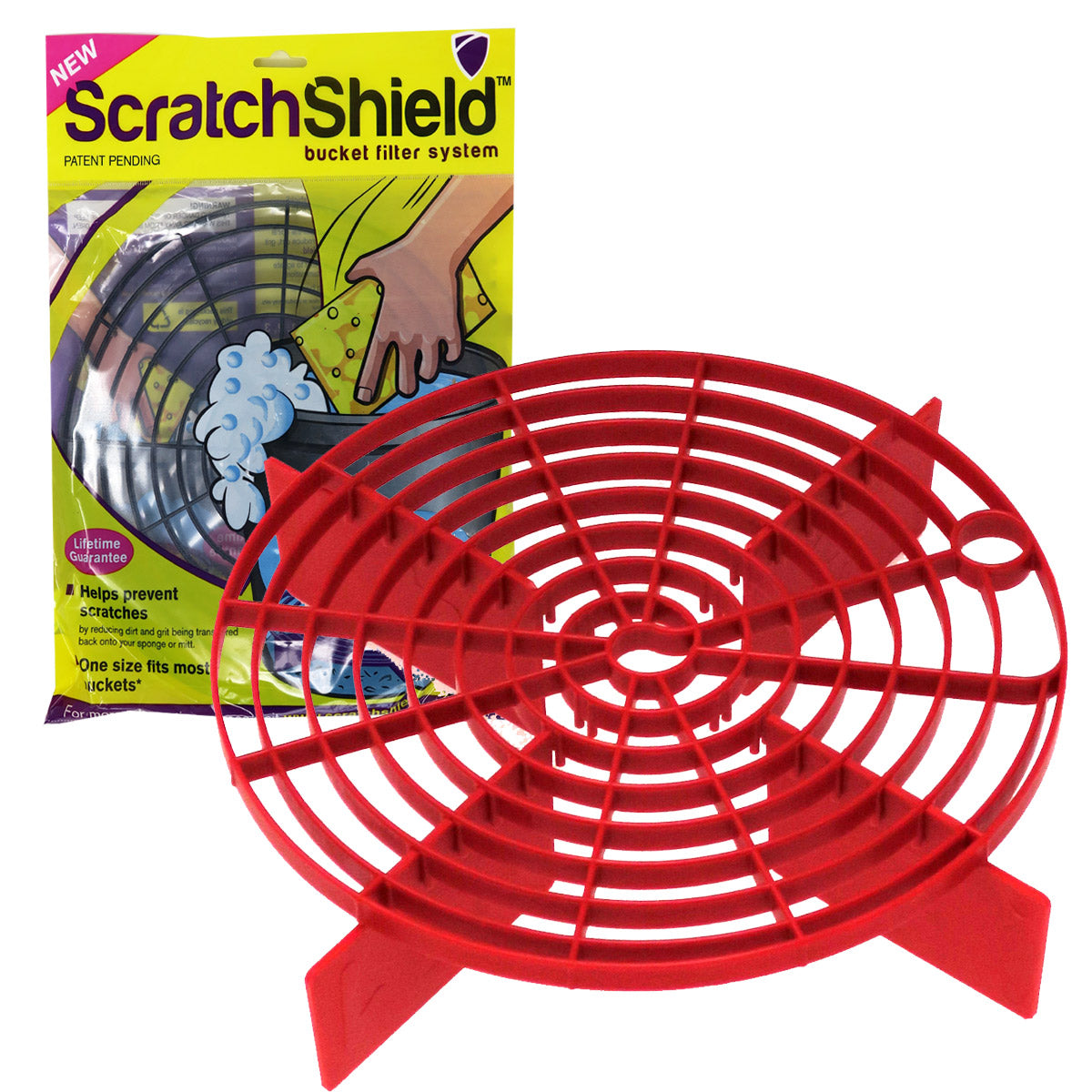 Scratch Shield Grit Guard Red