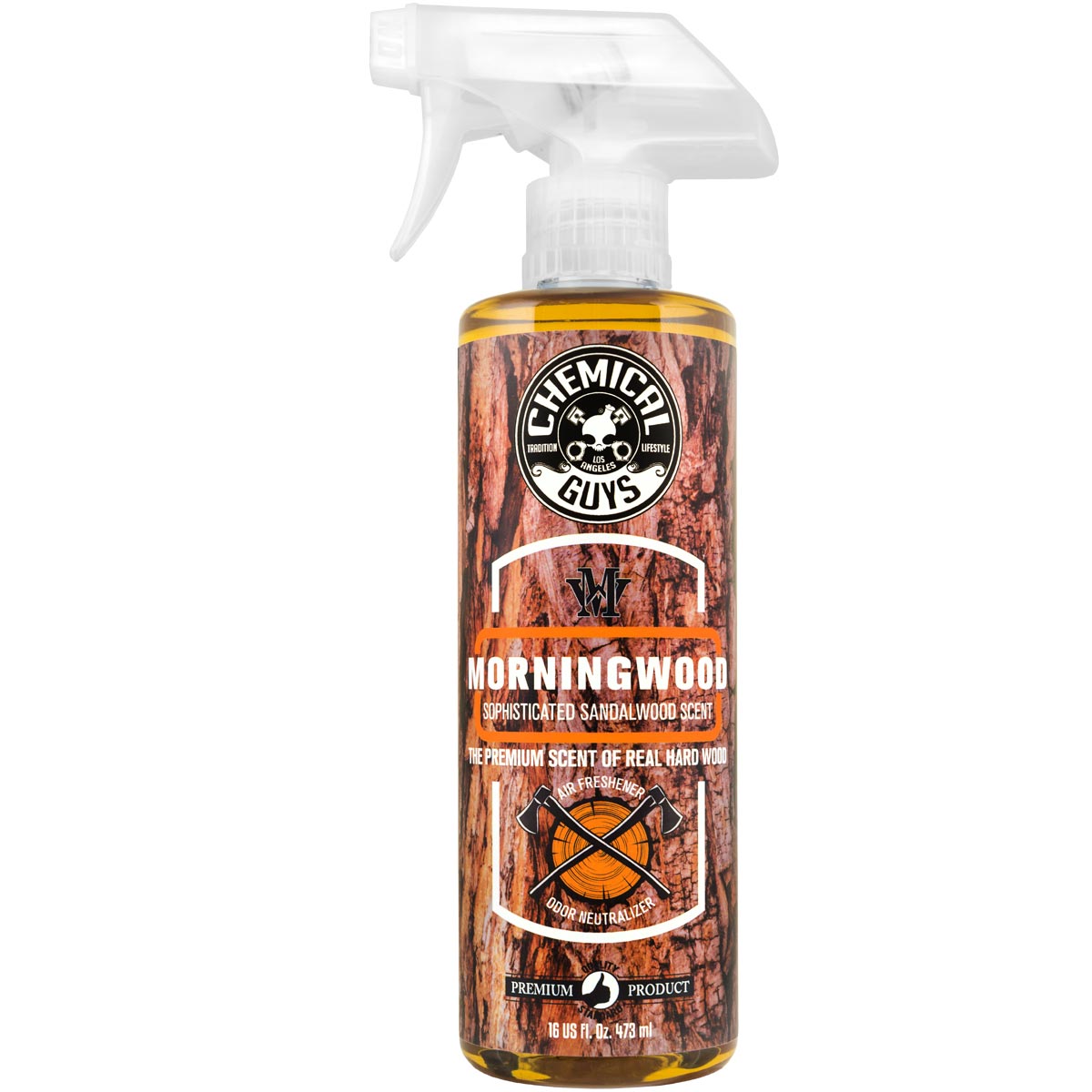 A fresh new Car Scent: Chemical Guys Morning Wood Air Freshener - 16oz Bottle