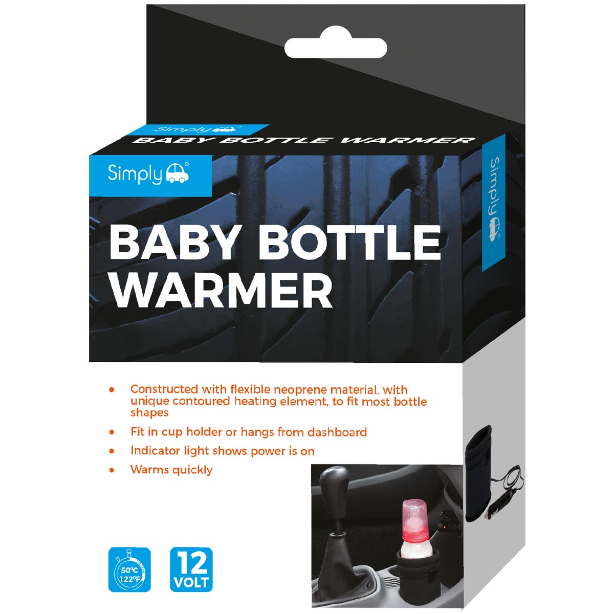 Simply Baby Bottle Warmer - Black