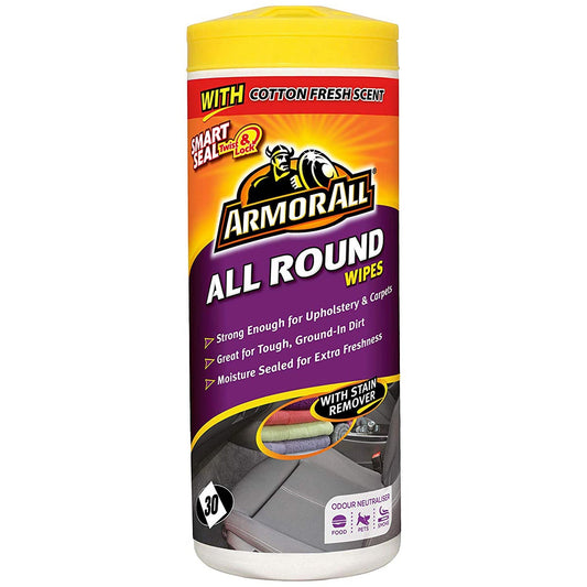 Armor All All Round Wipes - 30 Wipes Pack