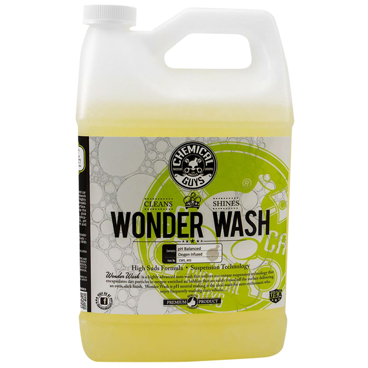 Chemical Guys Wonder Wash - 4.55lt Bottle