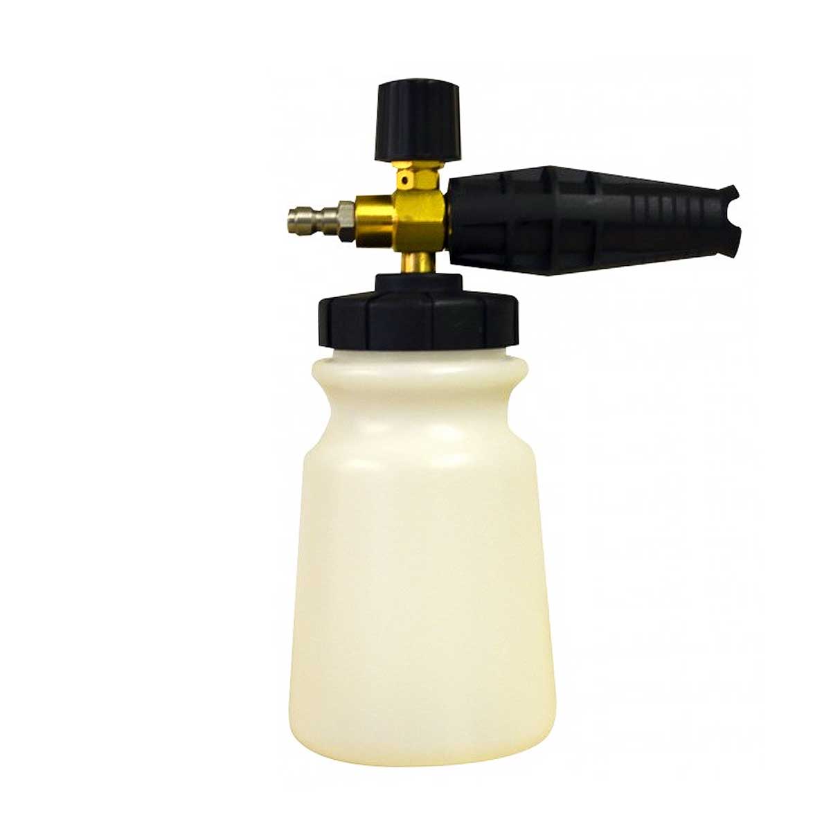 Foam Cannon for Pressure Washer with Adjustable Nozzle - White