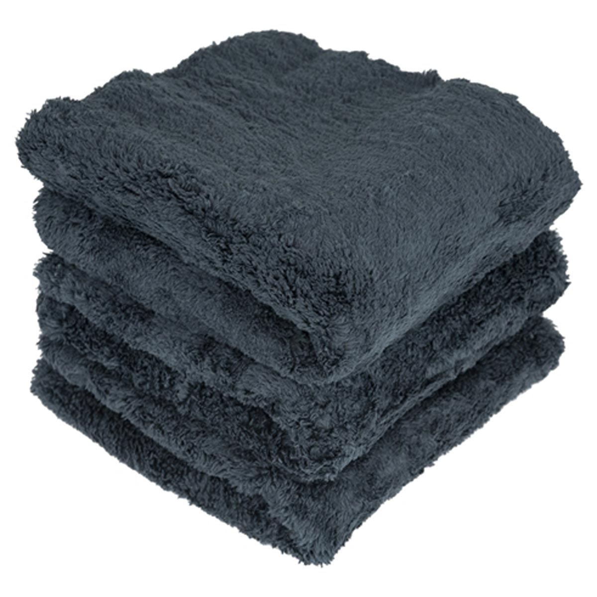 Chemical Guys Happy Ending Microfiber Towel 3pk - Black