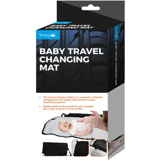 Simply Baby Travel Changing Mat - Black