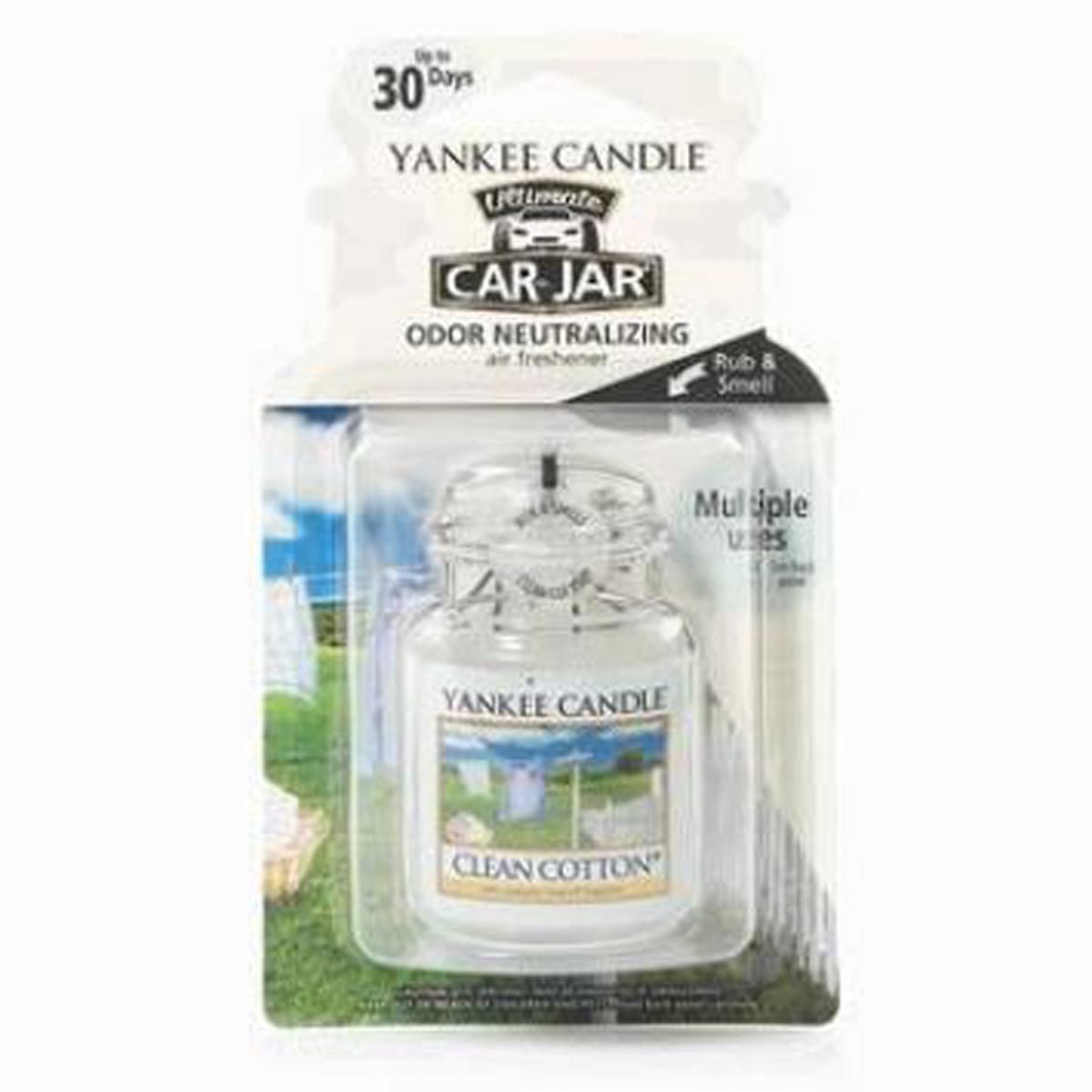 Yankee Candle 3D Jar Clean Cotton - White