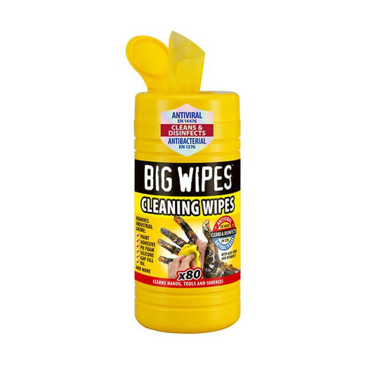 Big Wipes Cleaning Wipes - Tub of 80