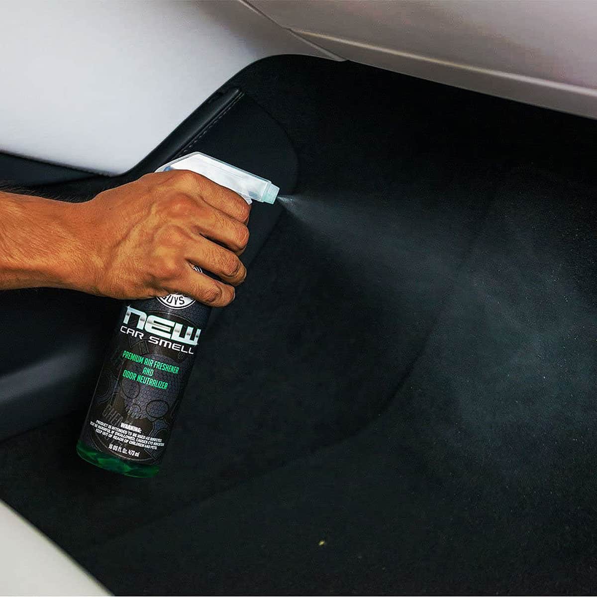Chemical Guys New Car Smell Premium Air Freshener: Their best-selling car scent - footwell