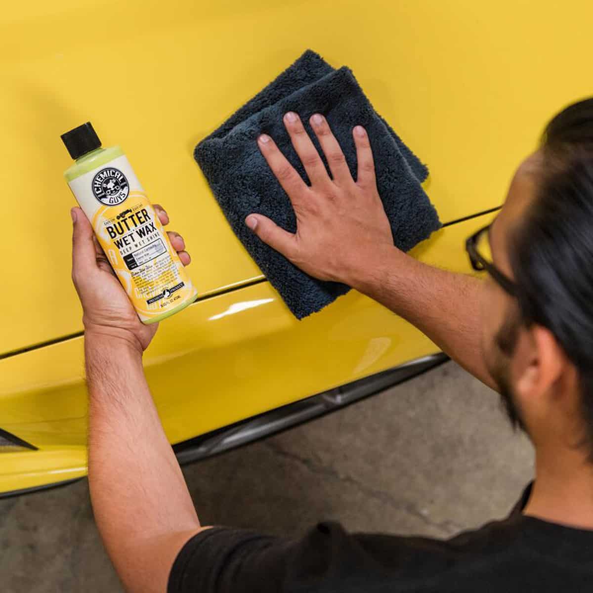 Chemical Guys Butter Wet Wax: apply with microfibre towel or applicator pad