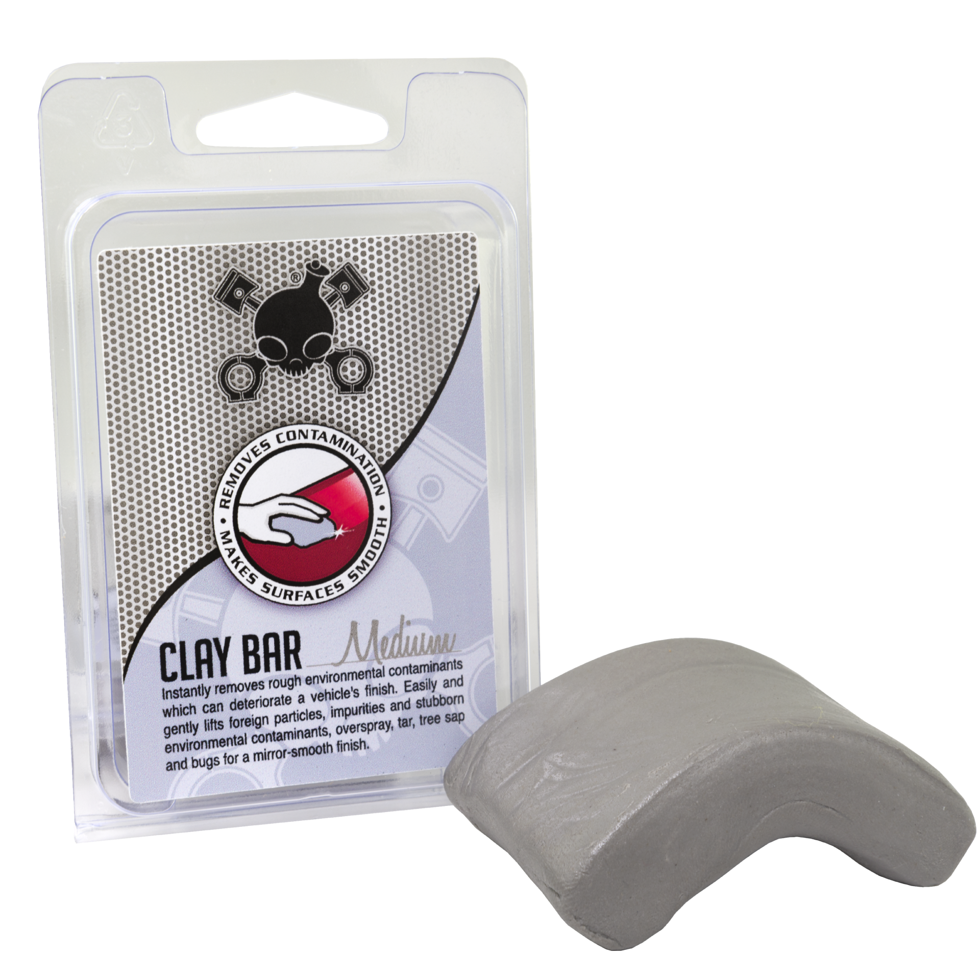 Chemical Guys Clay Bar - Medium Gray - Contamination Removal Bar