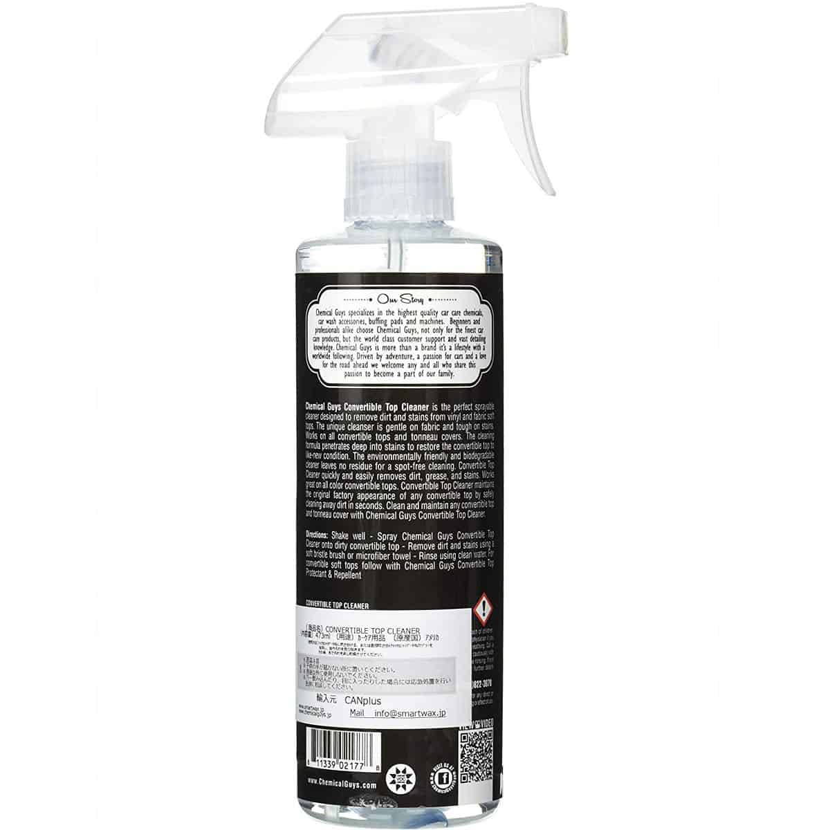 Chemical Guys Convertible Top Cleaner Instructions