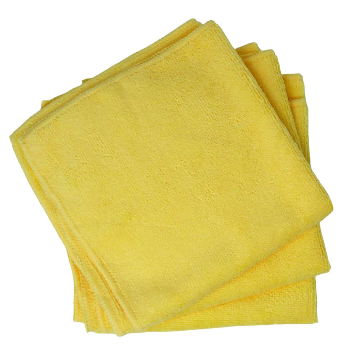 Chemical Guys Ultra Fine Microfiber Towels 16"x16" - 3pk: Ideal for interior cleaning top view