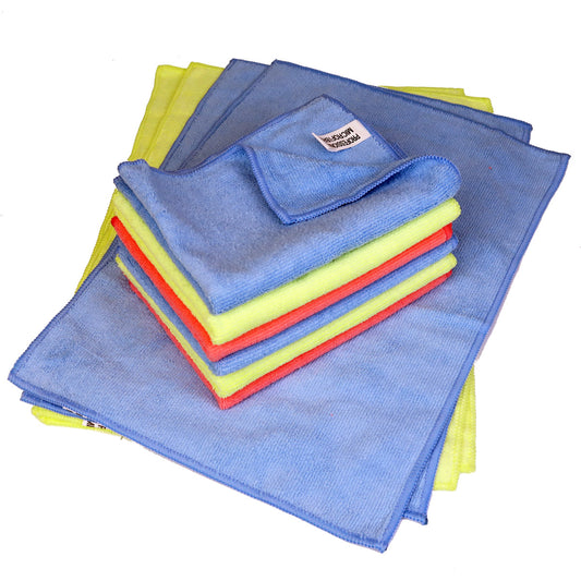 Microfibre Cleaning & Drying Towel 30cms x 40cms - 10 pack