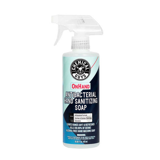 Chemical Guys Hand On Hand Sanitising Soap 454ml - Clear