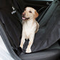Waterproof Pet Car Seat Cover & Rear Seat Hammock - in use
