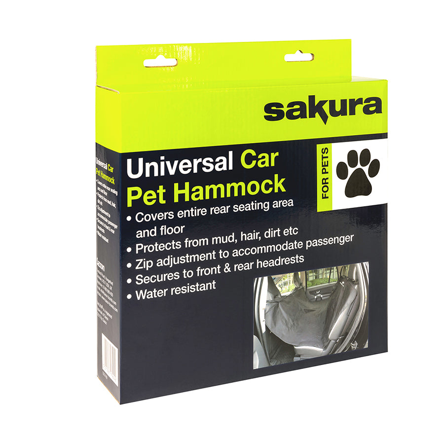 Sakura Car Pet Hammock Packaging