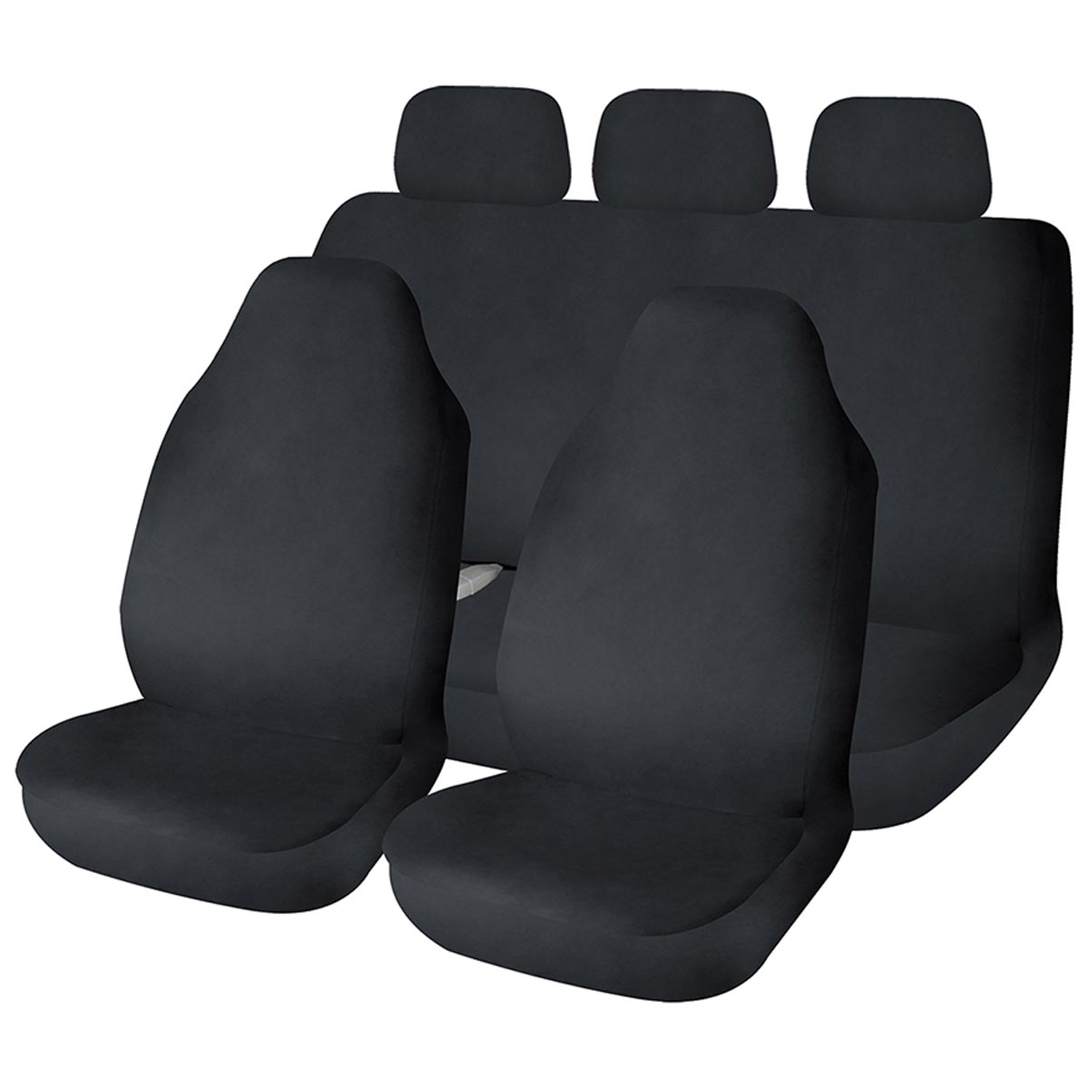 Sakura Waterproof Seat Covers Full Durable Set - Black