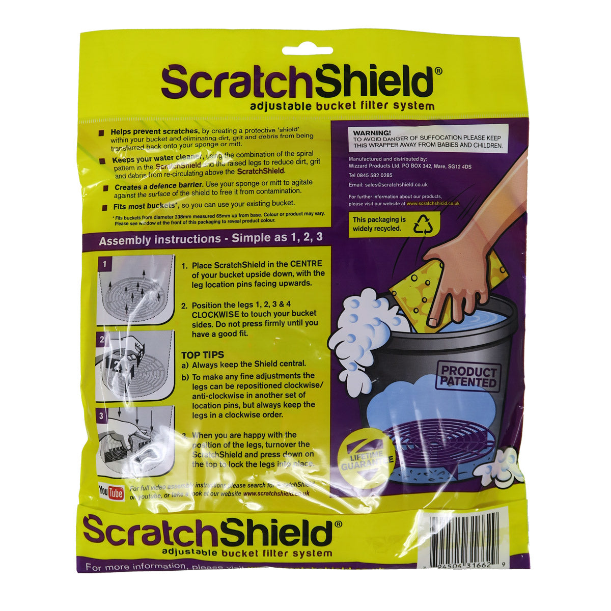 Scratch Shield Grit Guard Back