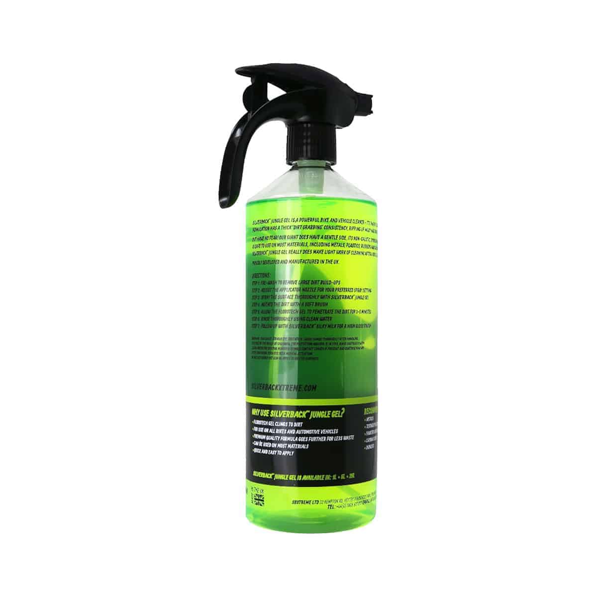 Silverback Jungle Gel pre-wash: Shift stubborn paintwork & plastics contamination with one spray instructions