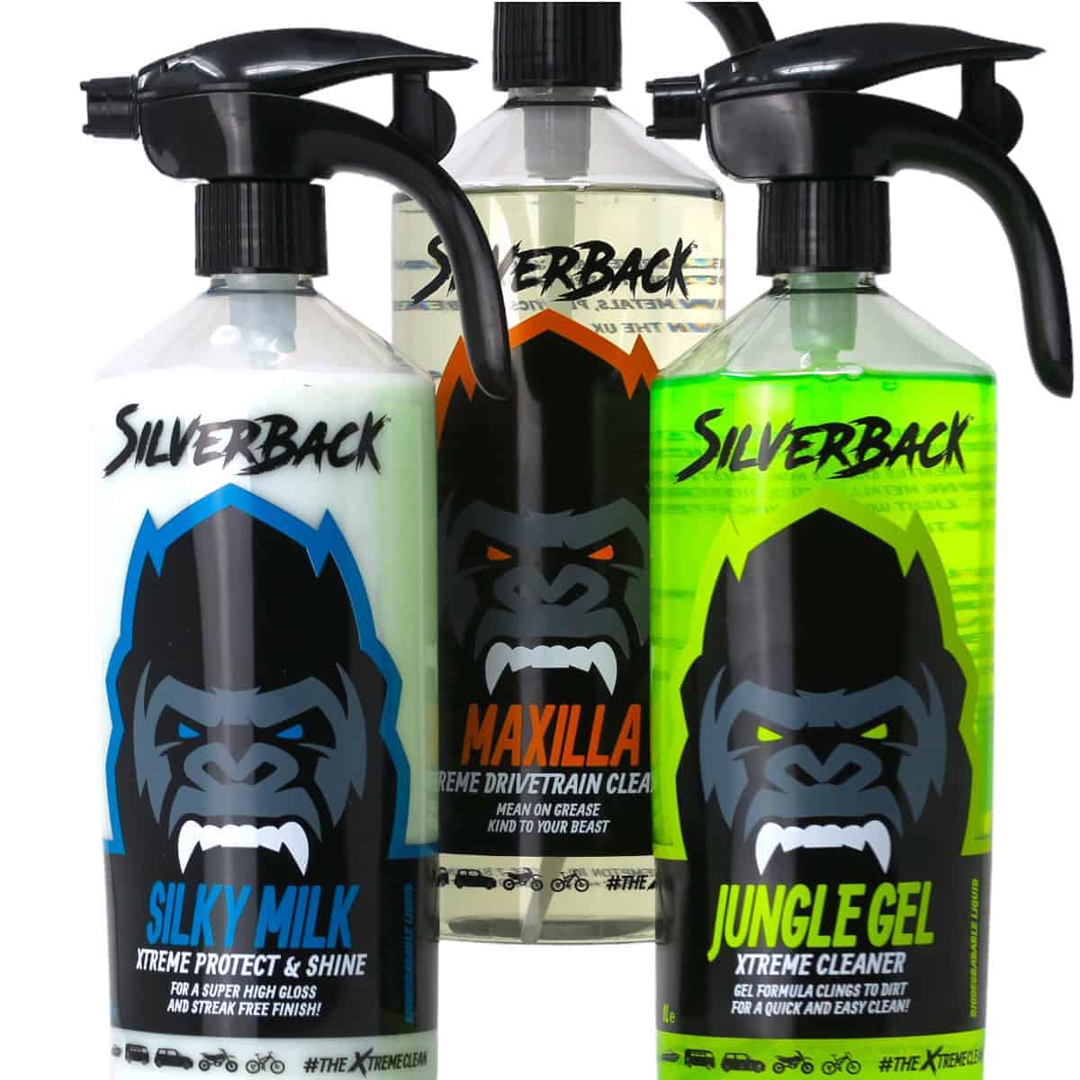 Silverback Motorcycle Cleaning Gift Box: The 3 essential treatments for your motorcycle & dirtbike to come up clean, fast