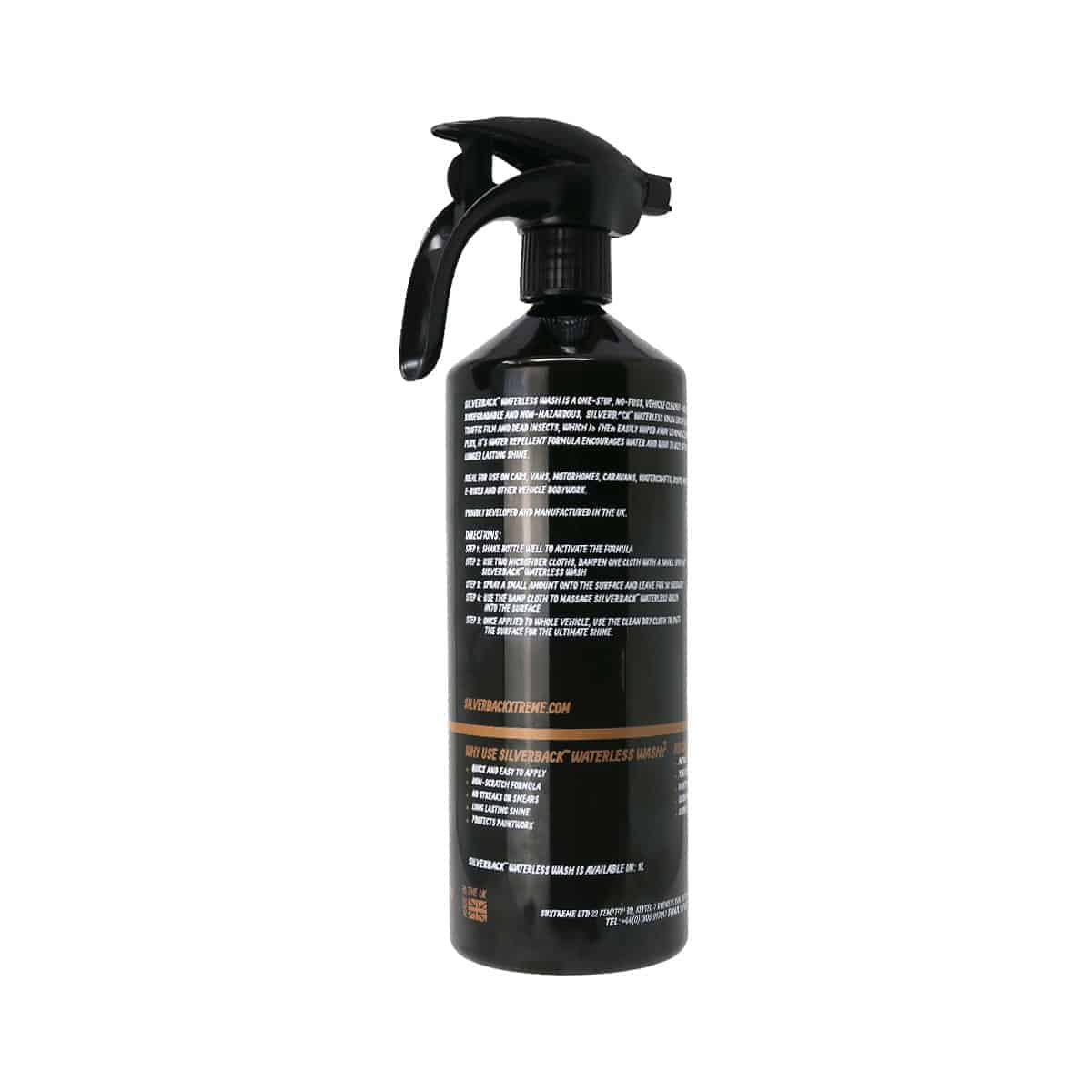 Silverback Waterless Wash: One-stop vehicle cleaner when there is no water instructions