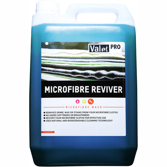 ValetPRO Microfiber Reviver - Microfibre Fabric Towel Wash - 5L bottle